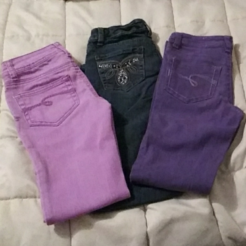 3 Piece Lot of Girl's Pants sz 10 Slim